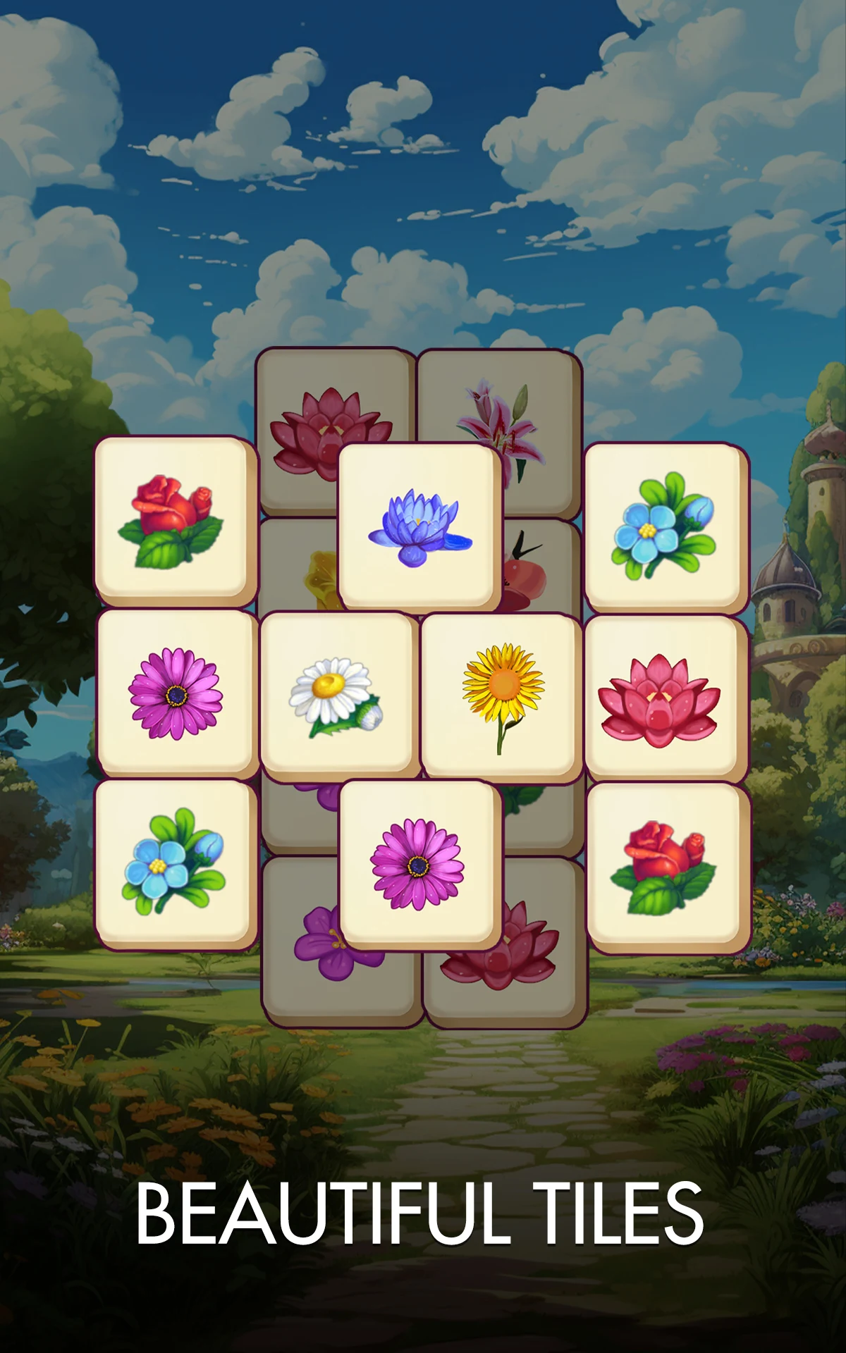 Triple Match Tile Quest 3D screenshot